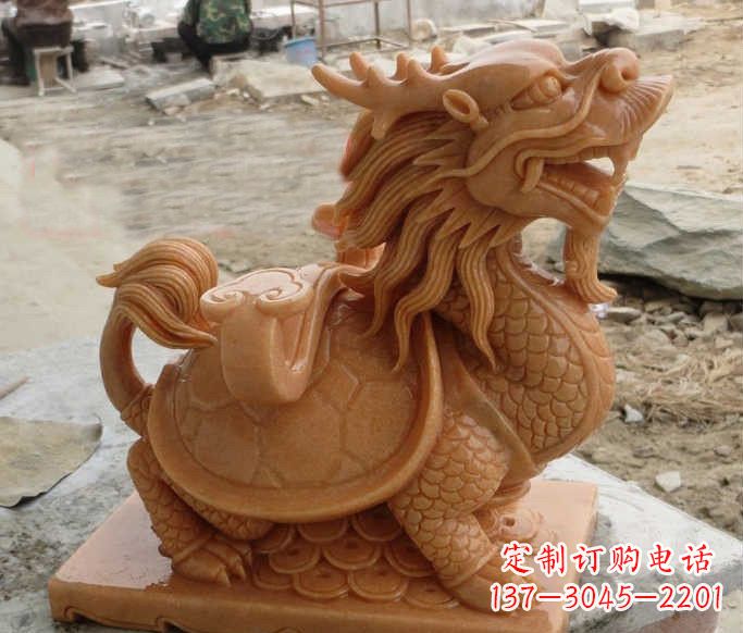 绵阳石雕招财龙龟