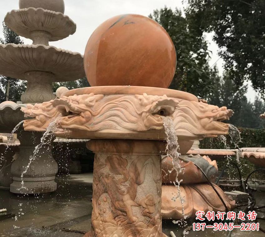 绵阳石雕自然流水喷泉