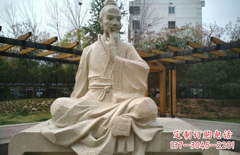 绵阳石雕祖冲之