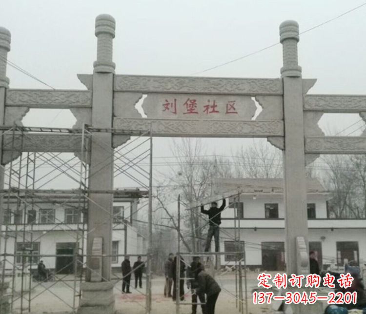 绵阳石牌坊道路石雕
