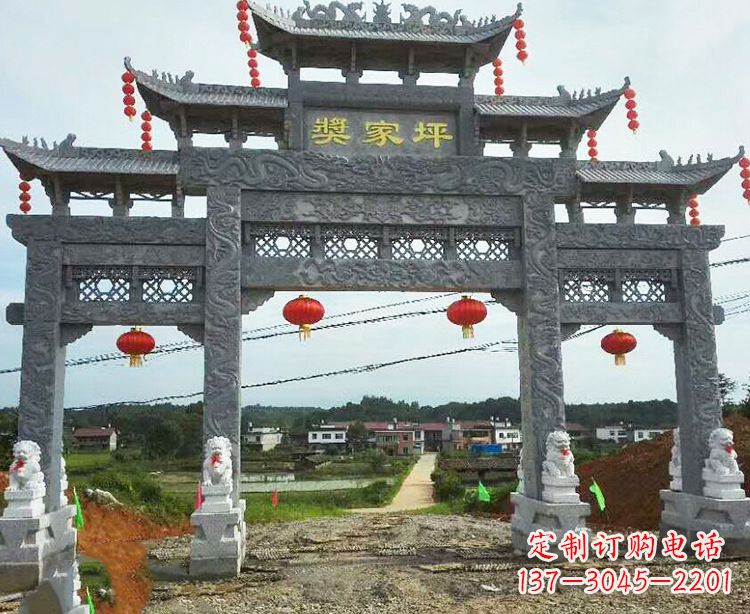 绵阳石牌坊石雕