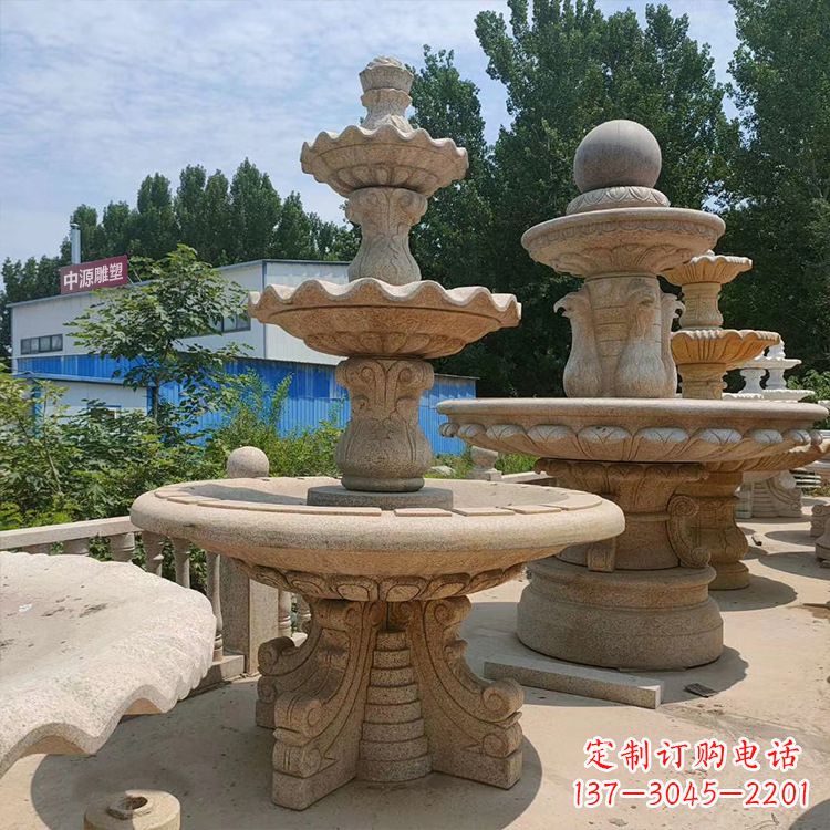 绵阳石喷泉 石雕刻