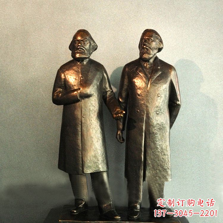 绵阳世纪伟人马克思和恩格斯雕塑