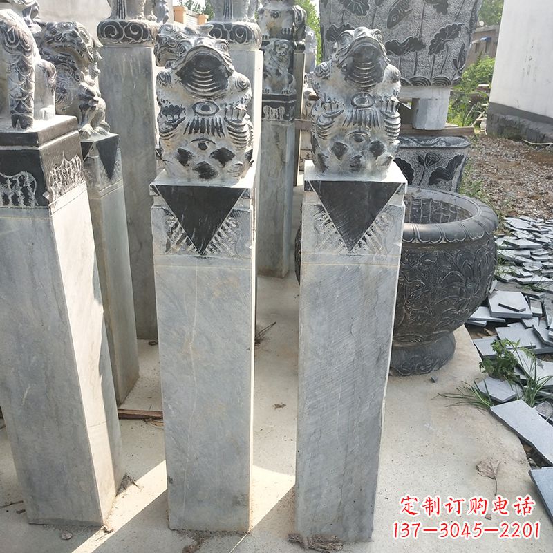 绵阳拴马桩石雕