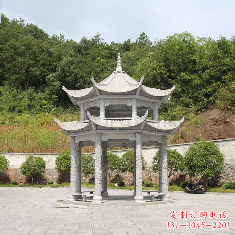 绵阳双层庭院石凉亭