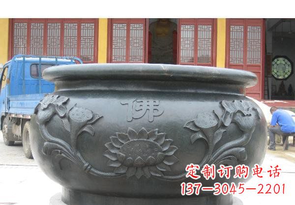 绵阳水缸寺庙铜雕 (2)
