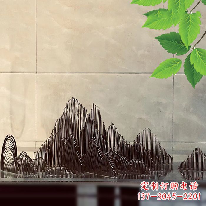 绵阳水景水池不锈钢假山雕塑