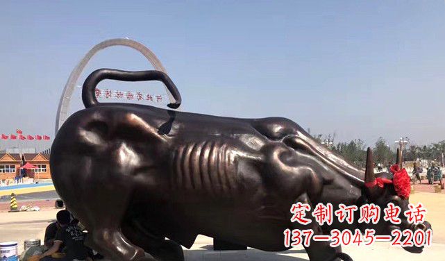 绵阳水牛铜雕