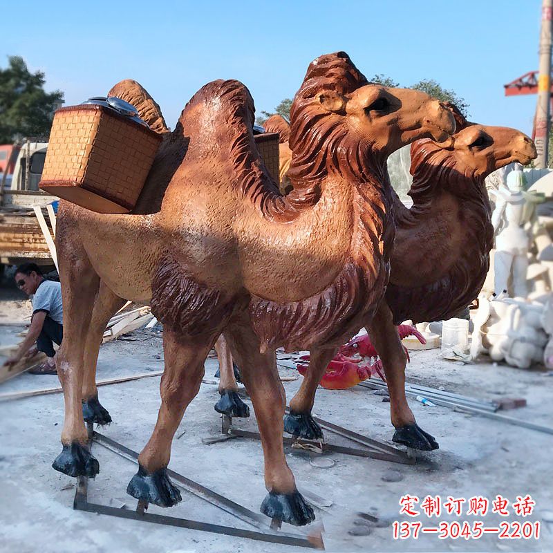绵阳丝绸之路仿真骆驼雕塑