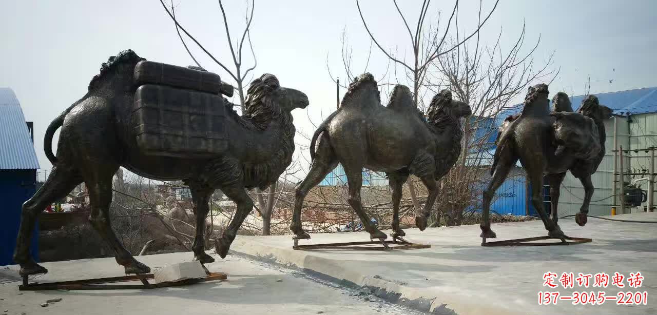 绵阳丝绸之路铜骆驼雕塑