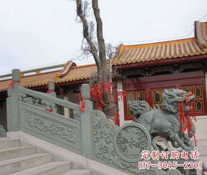 绵阳寺庙景观仿古石栏板