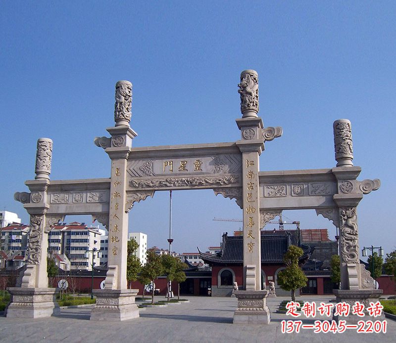 绵阳寺庙景观石牌坊