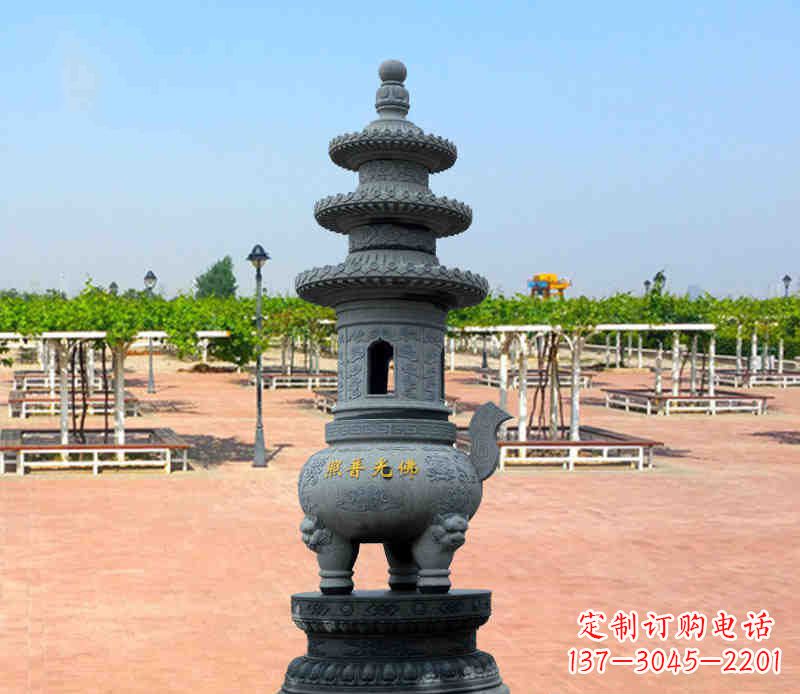 绵阳寺庙塔铜雕香炉