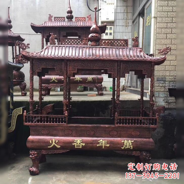 绵阳寺庙香火香炉雕塑