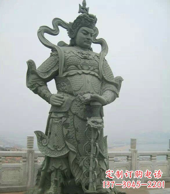 绵阳寺庙韦陀菩萨石雕