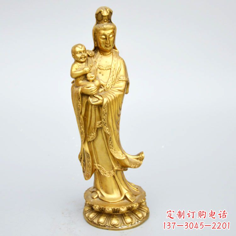 绵阳送子观音铜雕