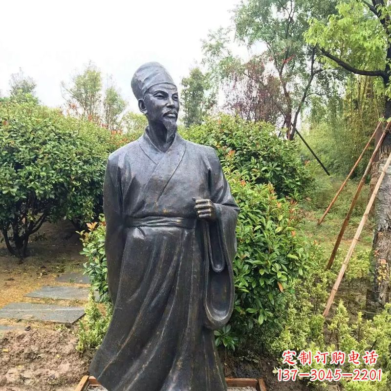 绵阳苏东坡铸铜历史文化名人雕像