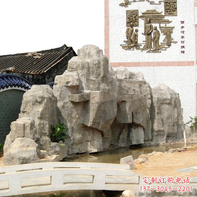 绵阳塑石假山雕塑