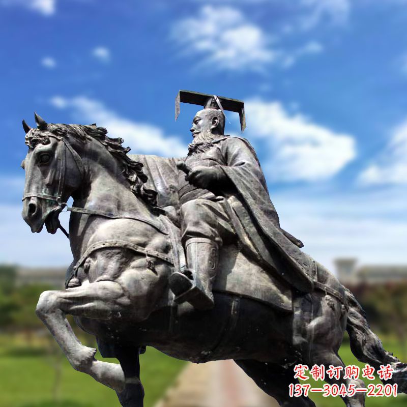 绵阳隋文帝骑马雕塑