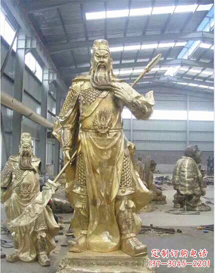 绵阳提刀关公武财神雕塑