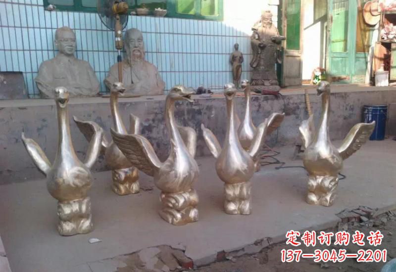 绵阳天鹅喷泉雕塑