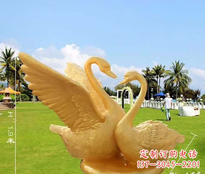 绵阳天鹅铜雕