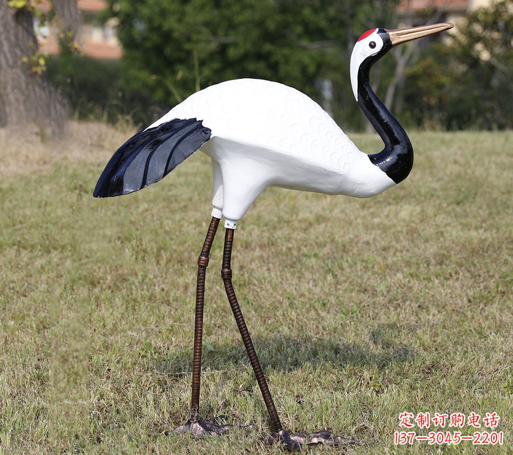 绵阳庭院仙鹤雕塑