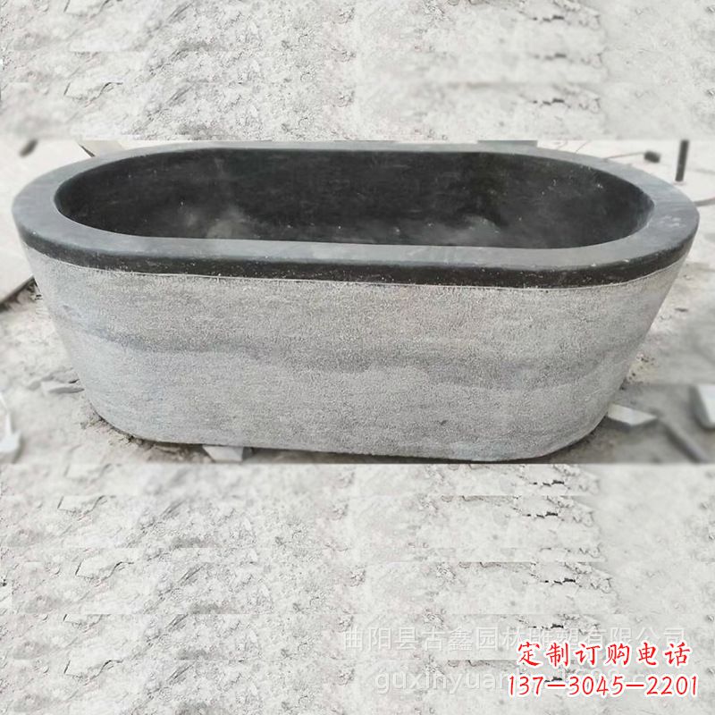 绵阳庭院养鱼石雕水槽
