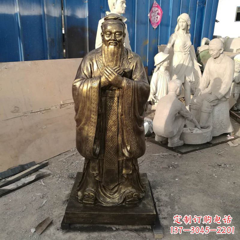绵阳同济大学孔子雕塑
