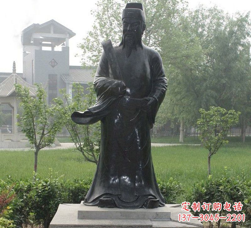 绵阳铜雕八仙曹国舅