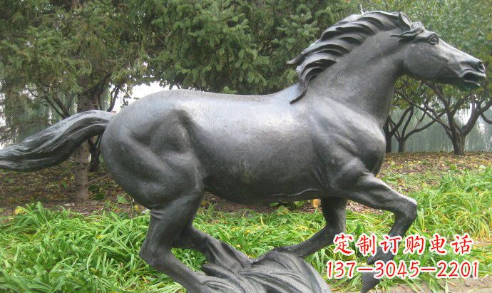 绵阳铜雕奔马公园动物雕塑