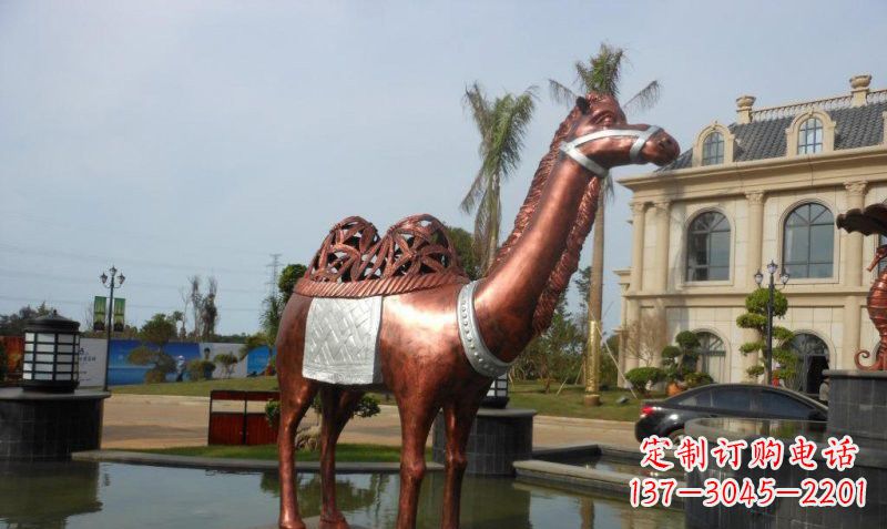 绵阳铜雕抽象骆驼