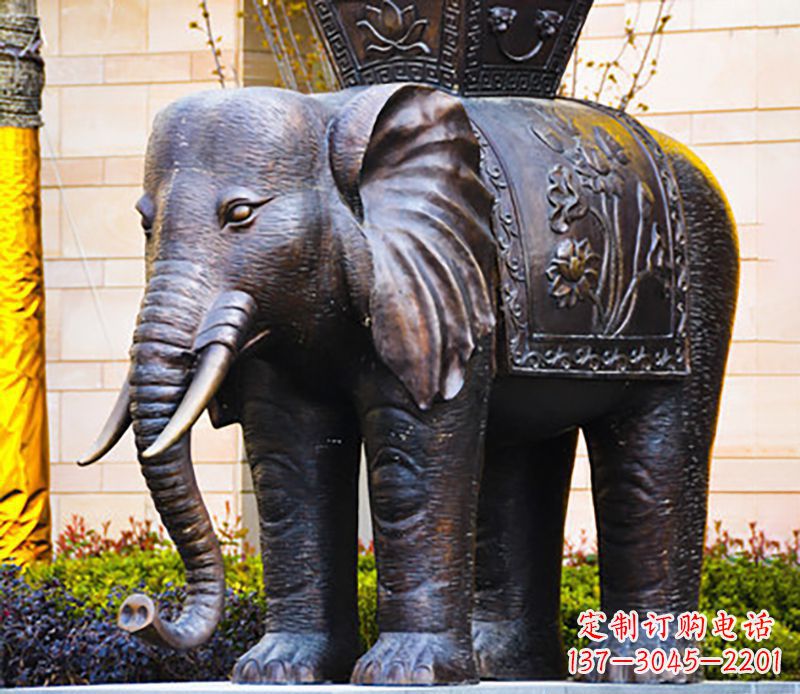 绵阳铜雕大象