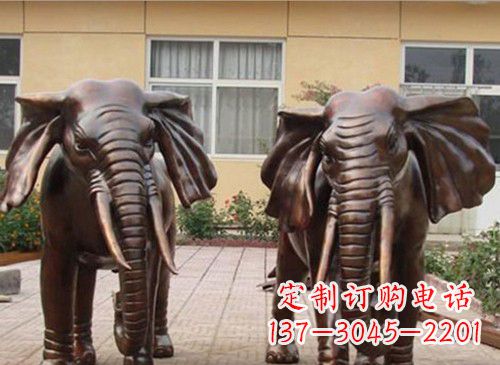 绵阳铜雕大象222