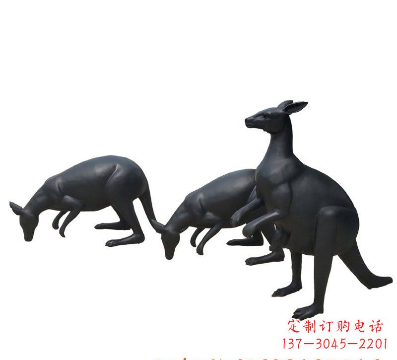 绵阳铜雕袋鼠雕塑