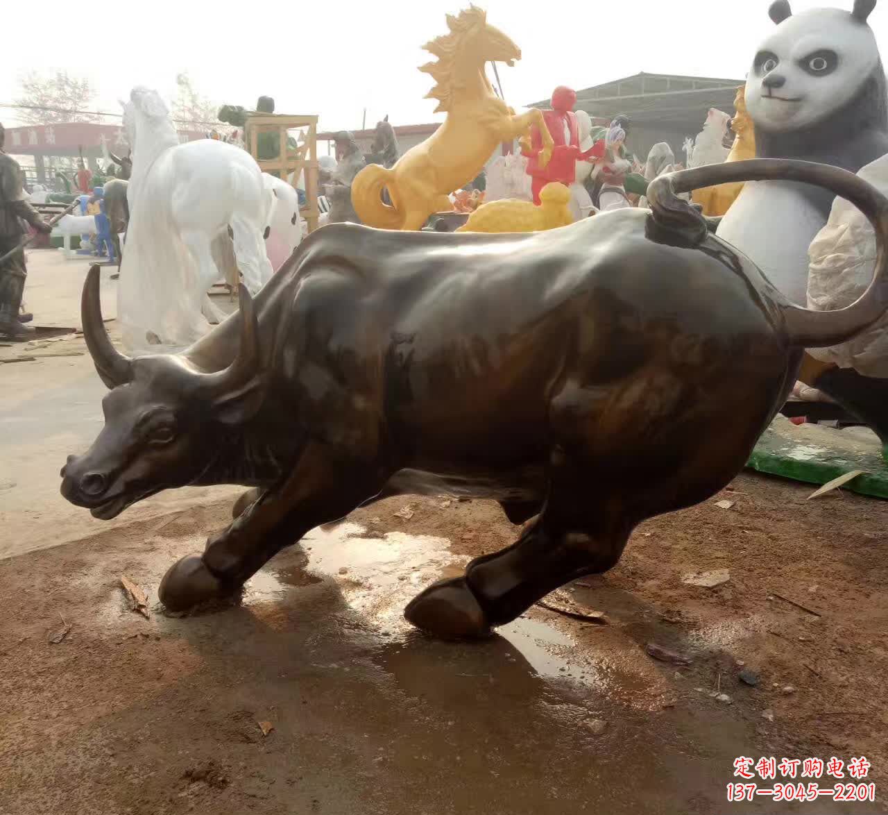 绵阳铜雕动物牛