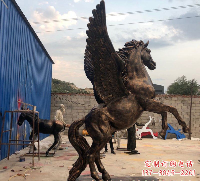 绵阳铜雕飞马雕塑