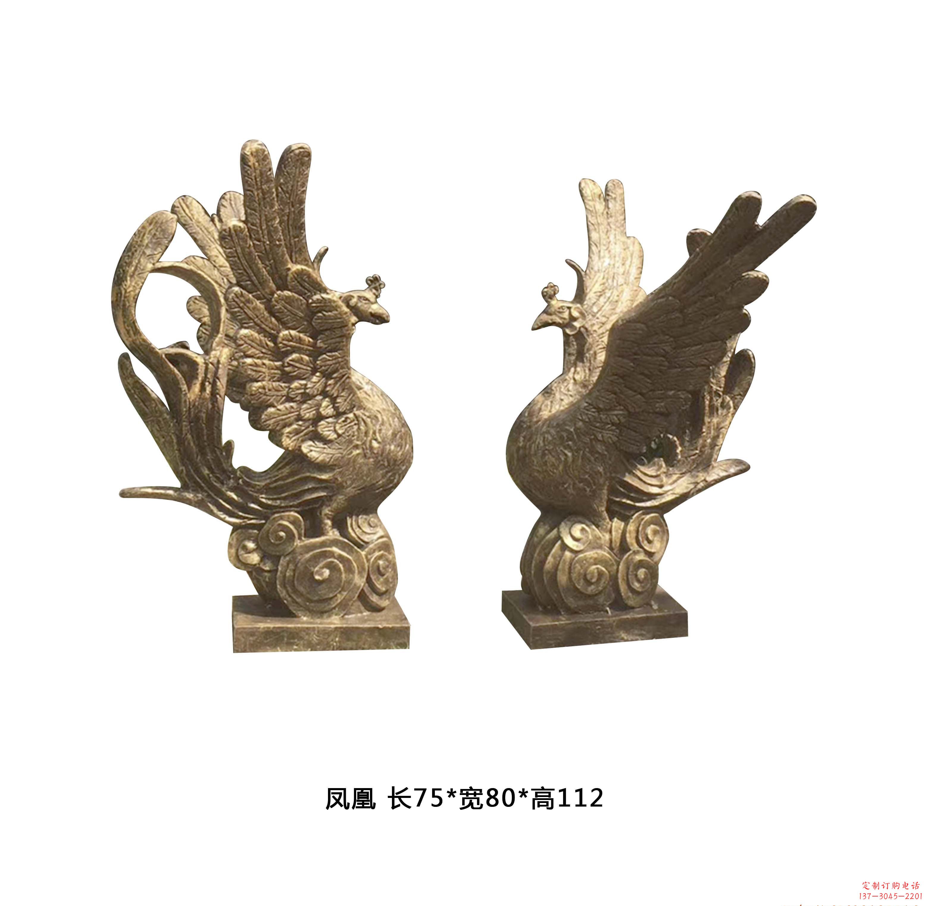 绵阳铜雕凤凰雕塑