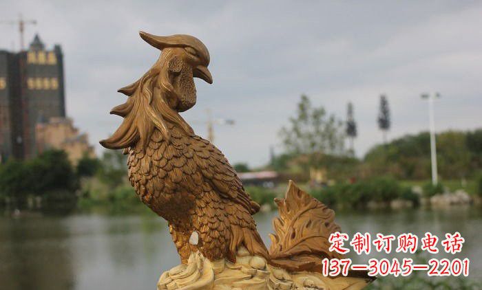 绵阳铜雕凤凰古代神兽雕塑