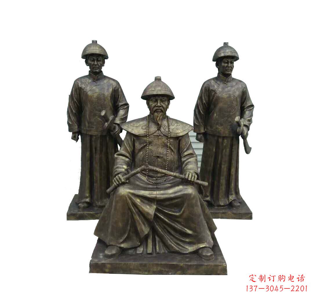 绵阳铜雕古代名人林则徐