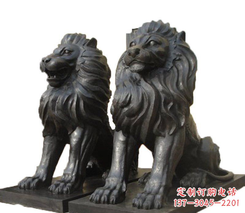 绵阳铜雕古代神兽狮子雕塑