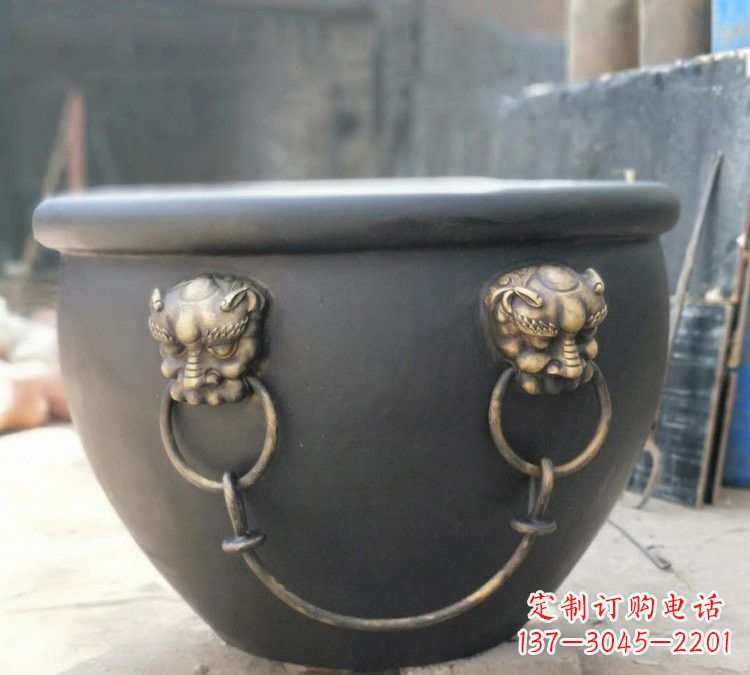 绵阳铜雕故宫水缸