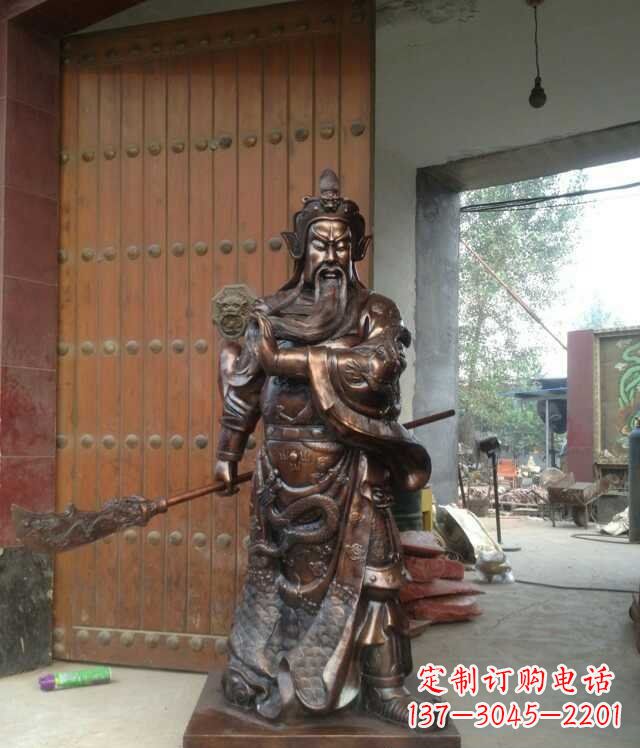 绵阳铜雕关公像