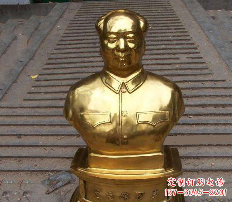 绵阳铜雕广场伟人雕塑摆件