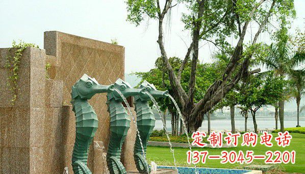 绵阳铜雕海马雕塑