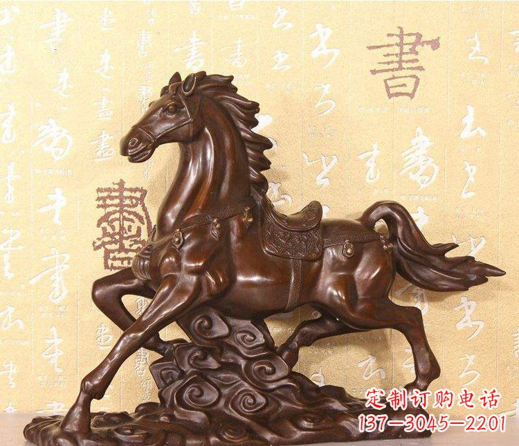 绵阳铜雕户外园林动物马雕塑