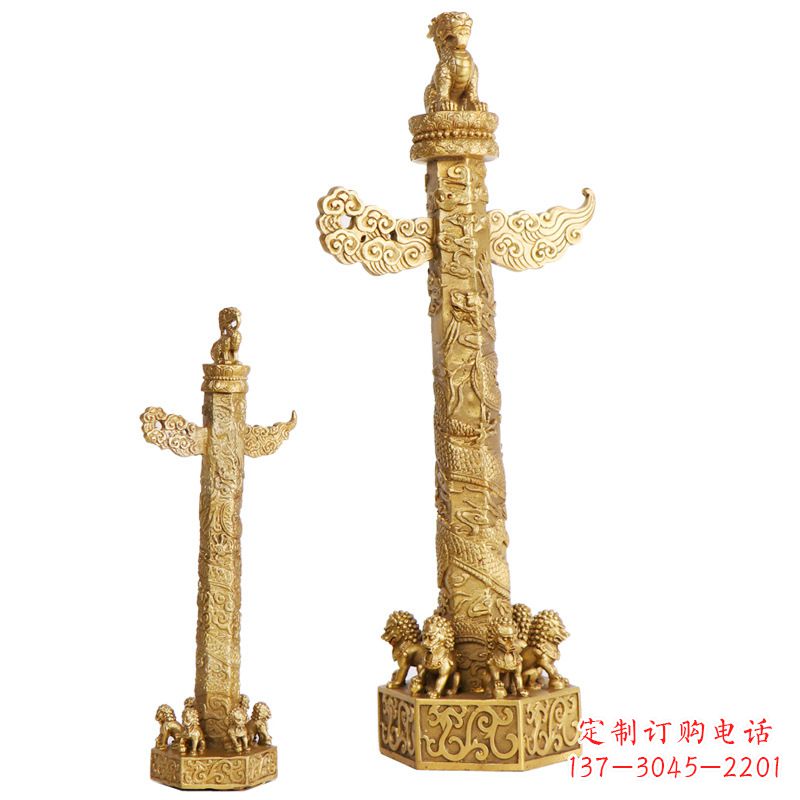 绵阳铜雕华表柱