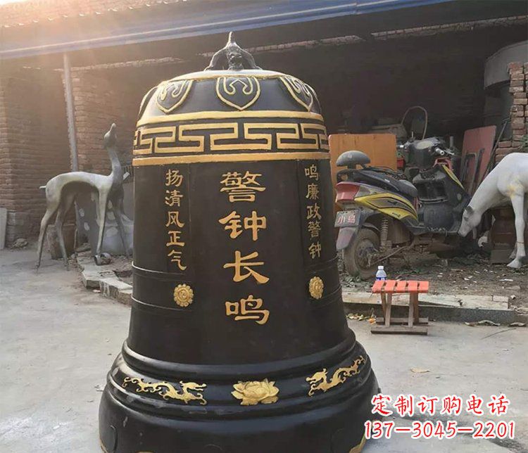 绵阳铜雕警钟长鸣寺庙雕塑