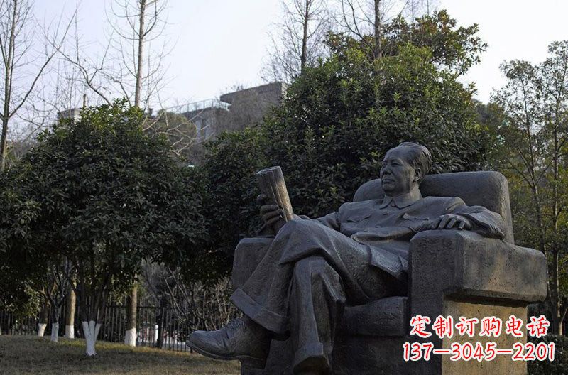 绵阳铜雕毛泽东伟人雕塑