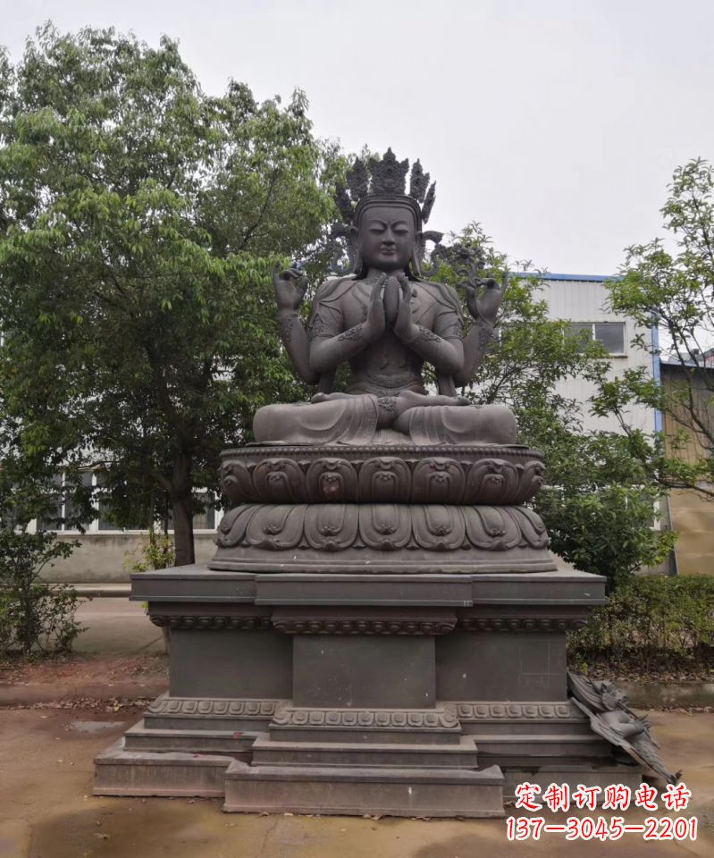 绵阳铜雕密宗佛寺庙佛像雕塑